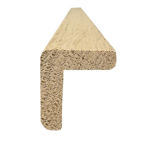 Image of 1x1 Outside Corner Trim Moulding, Real Hardwood, The Millwork Outlet (White Oak, 94 inch)
