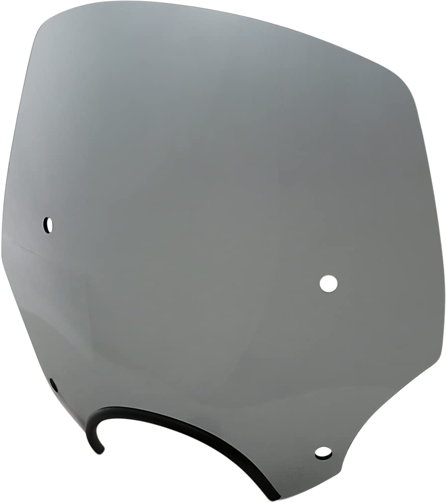 Memphis ShadesMEP5243 El Paso Sportshield Windshield (7in. Cutout) - 15in. - Black Smoke