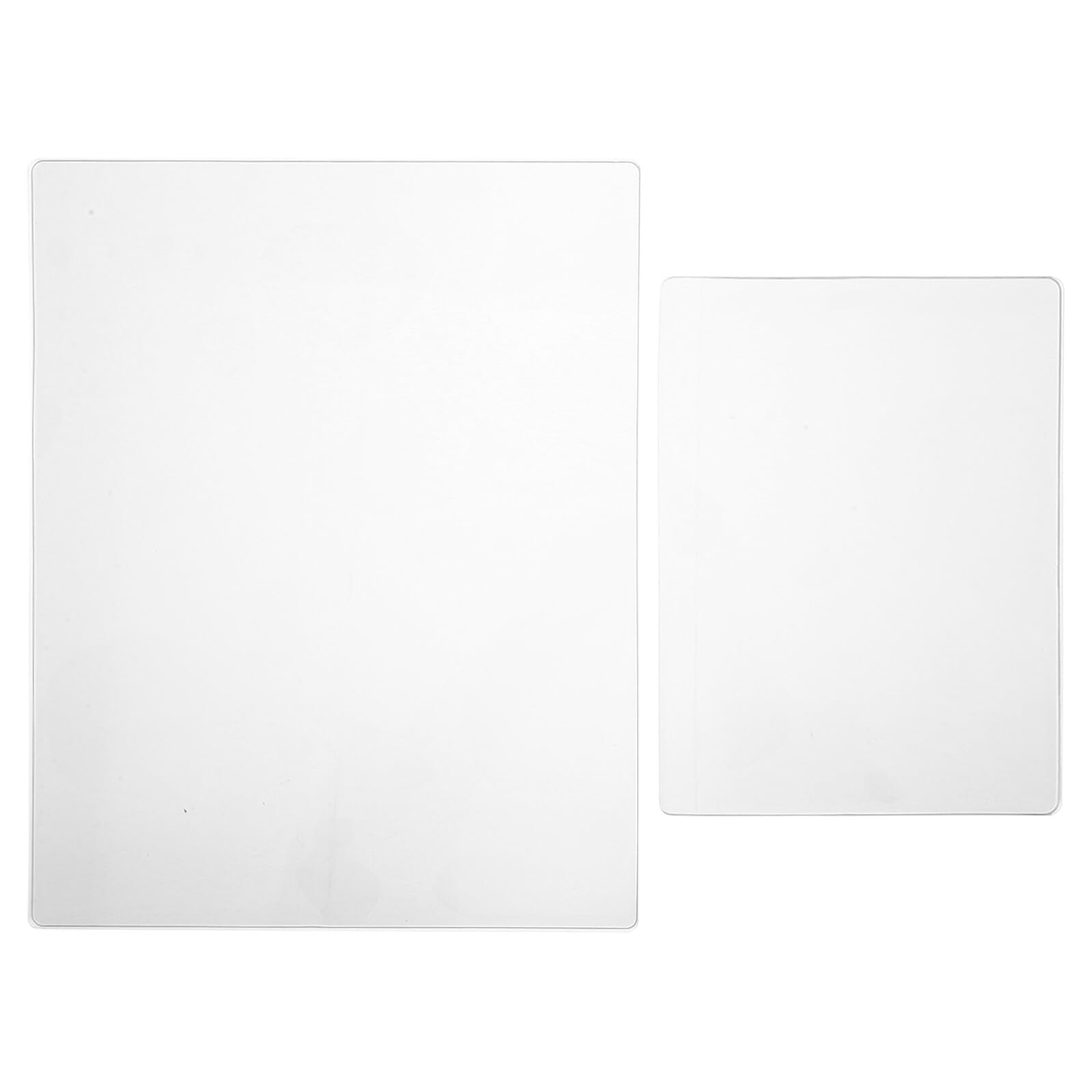 Operitacx Piastra in Gel Riutilizzabile 2 Pezzi per Stampa Creativa Dimensioni A5 e A4 Spessore 7mm Facile da Pulire per Progetti Educativi e Creazione di Biglietti
