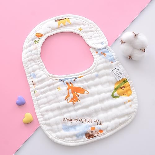 SLOSH Bavoirs Bébé Imperméables Etanche Imperméable Waterproof Naissance Bebe Nouveau Né 0 mois à 36 mois 3 ans Coton Doux Absorbant Respirent Nourrissons Unisex Garçons Filles – Image 6