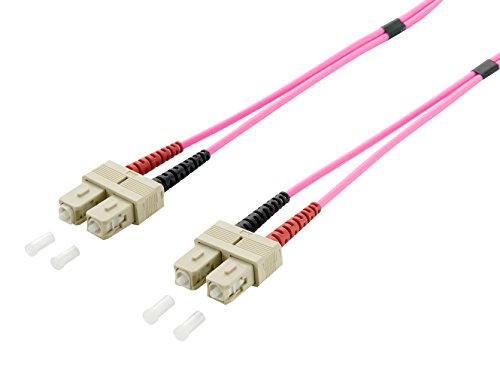 Equip 255525 câble de fibre optique 5 m OM4 SC Violet - Câbles de fibre optique (5 m, OM4, SC, SC, Male connector / Male connector, Violet)