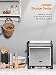 AICOK Parrilla Eléctrica, 2000 W Sandwichera Grill 4-Serving Panini Grill con Placas...