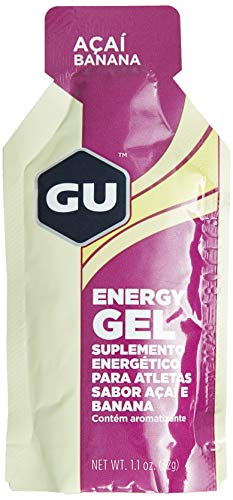 Energy Gel, Gu, Açaí e Banana, 1 Sachê 32g