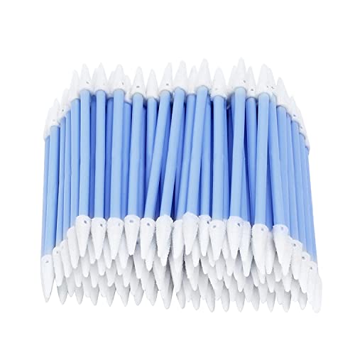 Ci Kyan Multi-Purpose 3'' Double Ended Cleanroom Lint Free Cleaning Swabs with Small Pointed Foam Tips Cleaning for Tiny Tight Space of Electronics Precision Component (100)