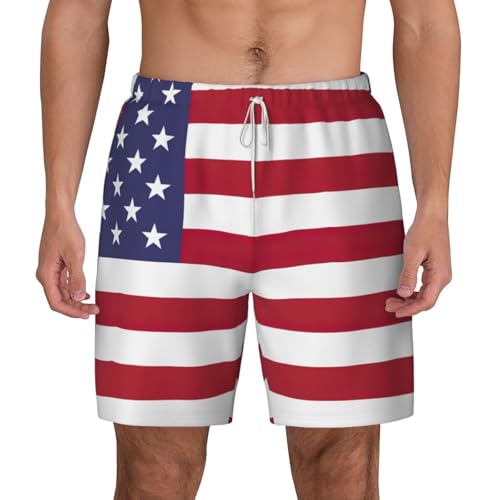 Ropa de playa para piscina y vacaciones con este traje de baño de hombre americano