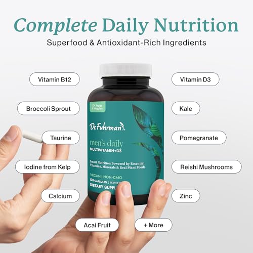 Dr. Fuhrman Vegan Whole Food Multivitamin for Men