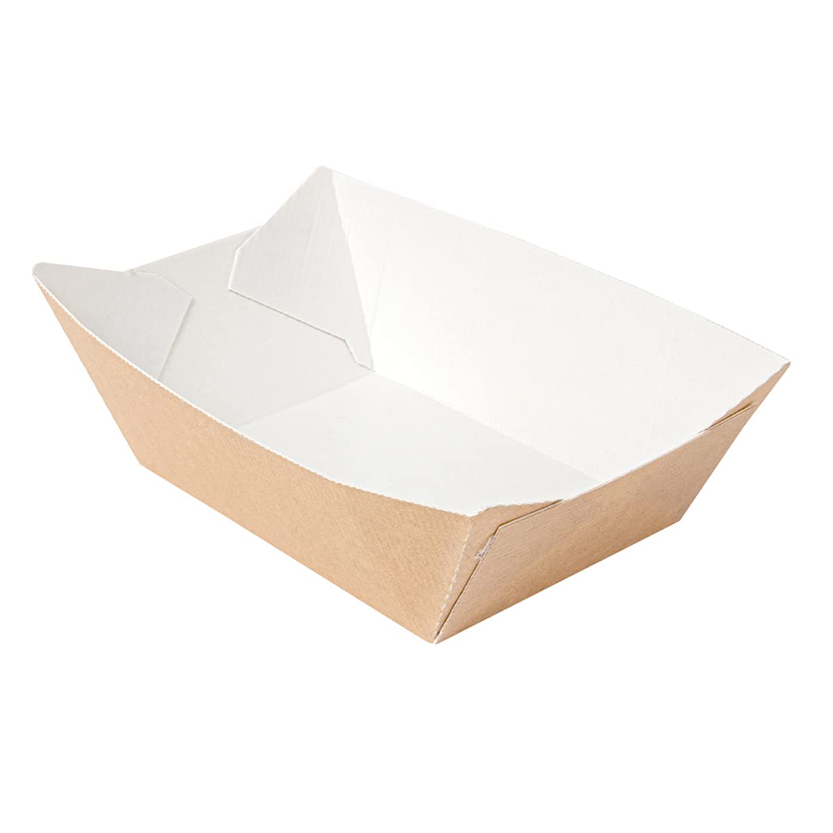 García de Pou 200 unidades - Barquillas 'Thepack' 960 G 220 G M2 10,6X7,2X5,2 Cm Natural Cartón Ondulado Nano-Micro