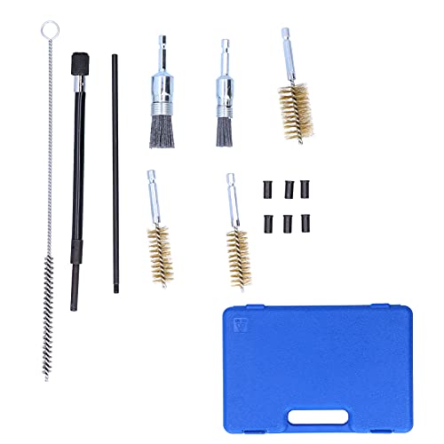 14 STKS Brandstof Nozzle Cleaning Tool Kit, Injector Nozzles Afdichting Seat Cleaner Set Injector As Pluggen Draad Nylon… - Image 3
