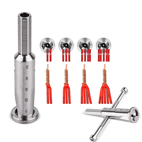 Wire Twisting Tools, Wire Stripper and Twister Tool, Portable Quick Connector Twist Wire Tool for Power Drill Drivers, Power Tool Accessories Simultaneously Stripping and Twist Wire Cable