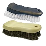 GIANT BEAR Horse Hair Leatherand and Upholstery Cleaning Brush Set, Small Furniture Horsehair Brush