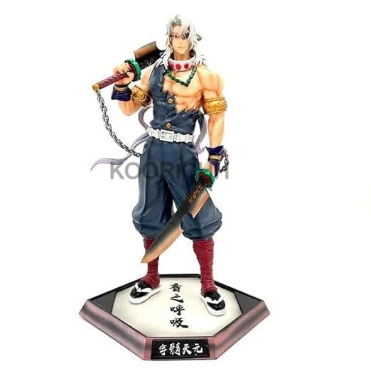Image of Demon Slayer Tengen Uzui Action Figure 30 cm | | Kimetsu No Yaiba Anime Collectible Statue | Premium PVC Action Toy for Display, Shelf Display, Room Decor & Anime Lovers Gift |