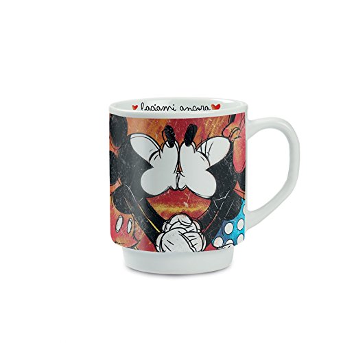 Disney Walt pwm21i/S Mug, Model Sweet Love, Porcelain, Red