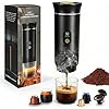 Cafetera Portatil Capsulas compatible con Nespresso Dolce Gusto y Café Molido - Versión Mejorada 2026 - Coffe Machine - Maquina de Cafe Portátil de Cápsulas Universal Con Pantalla LED y Más Capacidad