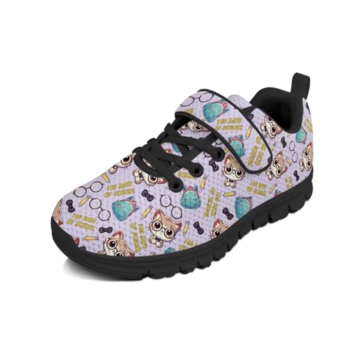 Boys Girls Tennis Shoes Kids Non Slip Breathable Strap Athletic Running Shoes Lightweight Sports Sneakers US 11-152