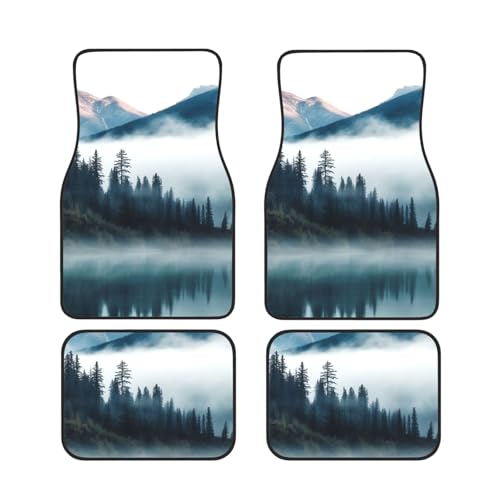 Foggy Mountains���i�J�[�t���A�}�b�g �S�V��^ �t�����g���A�J�[�t�b�g�}�b�g 4���Z�b�g �m���X���b�v�l�I�v���������ԃJ�[�y�b�g ���j�o�[�T���t�B�b�g �� SUV�A�o���A�g���b�N�p�C���e���A