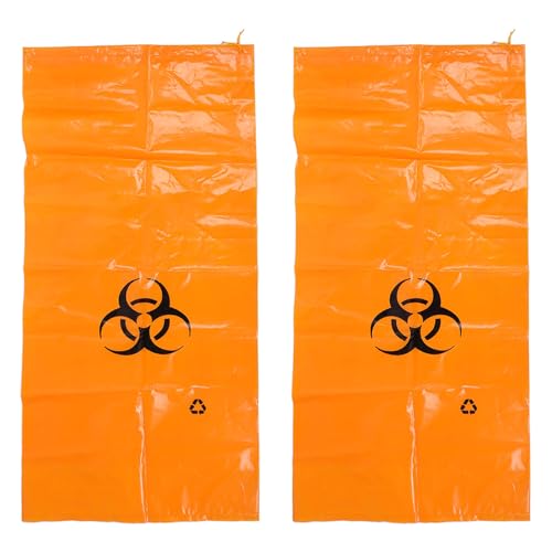 2 Pcs Dog Corpse Storage Bag, Leakproof Dog Body Bag Lightweight Pet Burial Body Bag PE Animal Cadaver Bag Stretcher Body Carrying Bag for Pet Corpse Storage Transportation