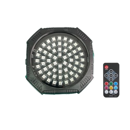 Battery Powered Stage Lights, Rechargeable White Strobe Lights USB Powered Sound Activated, Wireless LED Strobe Light for Events Wedding Party DJ Stage Dance - 1Pack