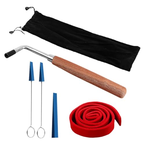 Kit accordeur de piano Kisangel avec bande de sourdine en tissu et marteau d'accordage en L