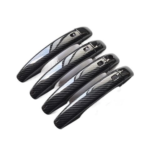 Poignée porte A4 B8 Q3 Q5 : protection extérieure carbone anti-rayure