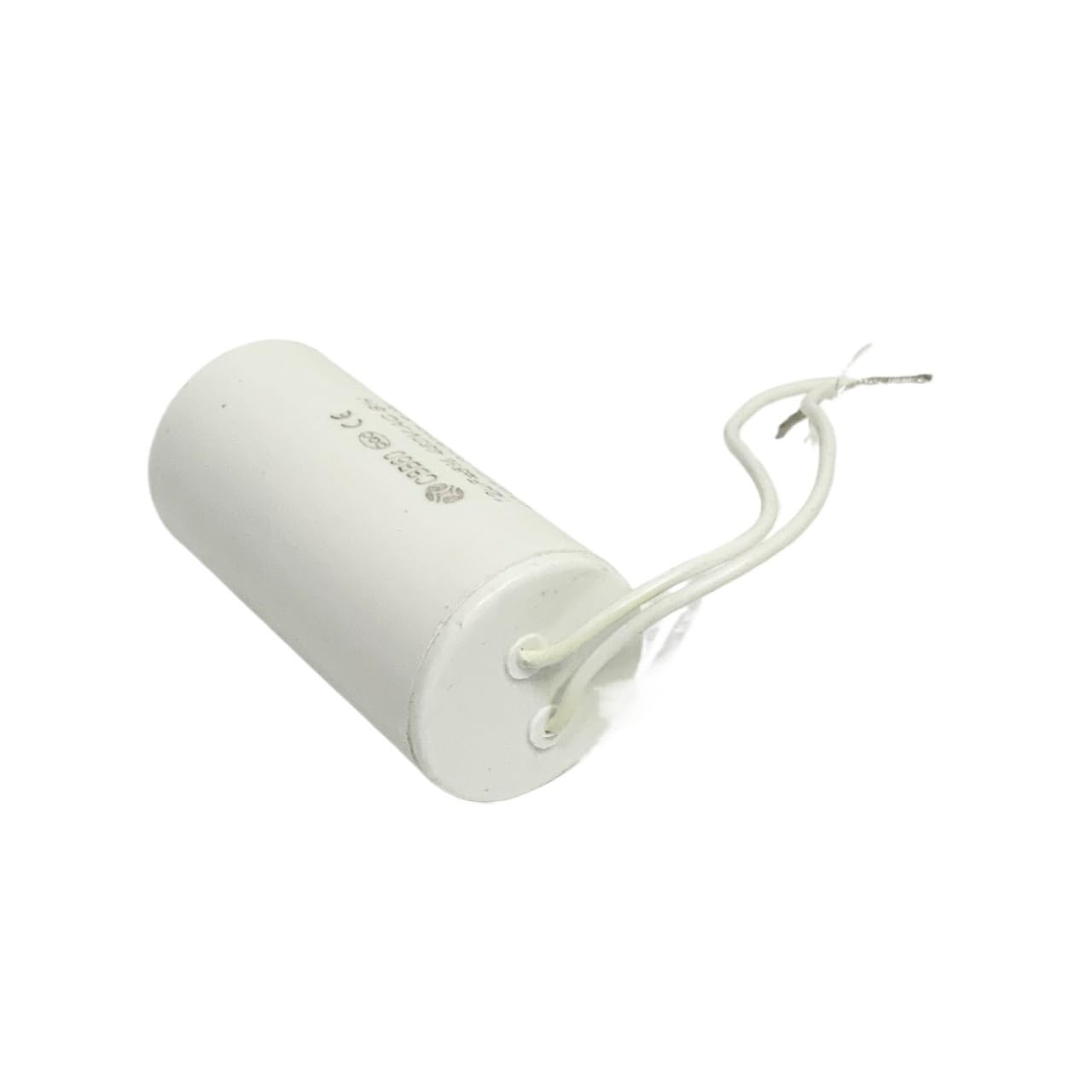 Condensatore cilindrico da 12uf,450V,AC50/60Hz,10/70/21,Due Fili.