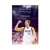IAGHRT Dirk Nowitzki Poster (1) Leinwandposter Schlafzimmer 