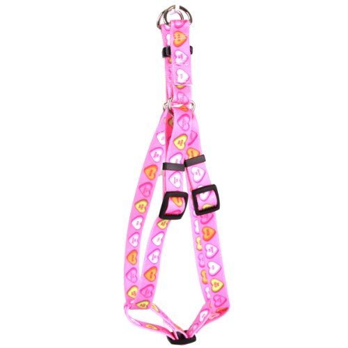 Yellow Dog Design Sweethearts Step-in Dog Harness-X-Small-3/8 Wide and fits Chest Circumference of 4.5 to 9'