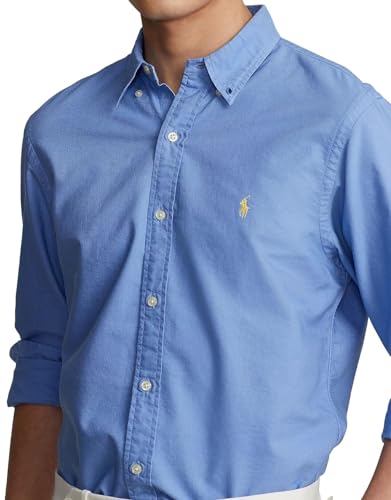 Image of POLO RALPH LAUREN Men's Classic Fit Plaid Oxford Shirt