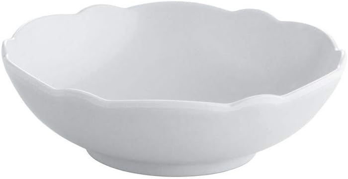 Alessi MW72/54 W Dressed en plein air Dessert bowl in melamine with relief decoration, white