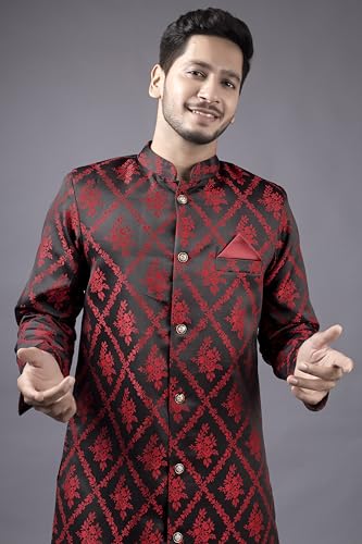 Image of Mens Ethnic Wear Indo Western Set