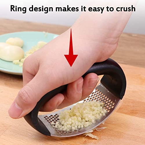 Garlic-Press-Crusher-RockerSZYIKUER-Garlic-Press-Rocker-Stainless-Steel-Ginger-Crusher-Squeezer-Mincer-Kitchen-Gadget-Tool