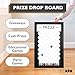 Ilyapa Large Prize Drop Board Game - 18x28 Inch Portable Penny Drop Game for Events and Trade Show - Wooden A-Frame Whiteboard Sign, Eraser