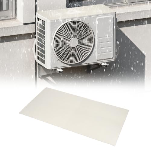 PATIKIL Cojín de goteo para aire acondicionado, 39 x 16 x 5/32 pulgadas, cubierta autoadhesiva para lluvia de aire acondicionado, almohadilla superior para reducir el ruido de caídas, unidades de aire
