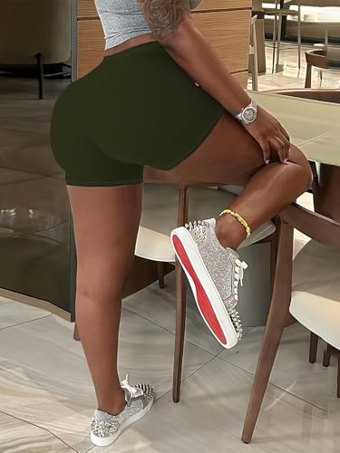 Women's High-Waist Fitted Pants, Solid Color, Sexy and Chic Style4