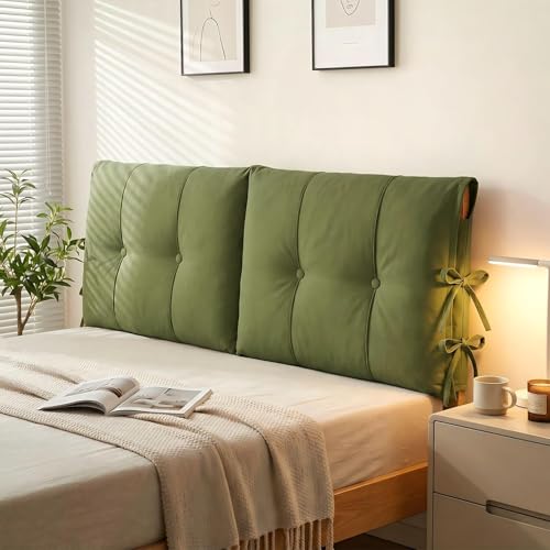 Tegeme Headboard Cover with Tie Straps Full-Cover Large...