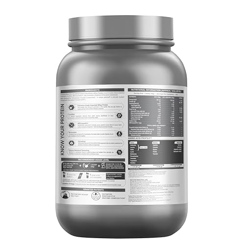 Image of MuscleBlaze Biozyme Performance Whey Protein Powder | Rocky Road Fudge (1kg / 2.2lbs) | 25g Protein Per Scoop | Clinically Tested 50% Higher Protein Absorption