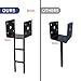 TPSHKE 8 Pack U Shape Post Anchor, 4