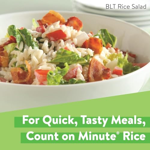 Image of Minute Instant White Rice, 72-Ounce Box, Light and Fluffy, for Quick Dinner Meals (Pack of 4)