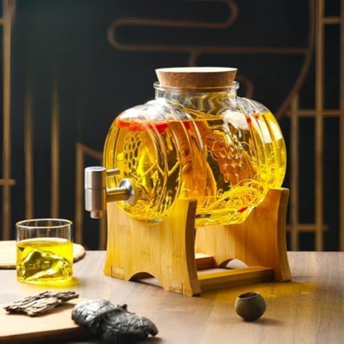 IWEJ �K���X�␅�^���N 3L �֌��t�� �ؐ����b�N�t�� �����ϔM ���ۗ� �h�����N�T�[�o�[ �W���[�X/���C��/�����p �ƒ�p/�Ɩ��p �p�[�e�B�[/�o�[/���X�g�������� �L�����e�� (3L,�K���X�e�� + �ؐ����b�N)