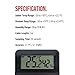 Digital Reptile Thermometer and Humidity Gauge Remote Probes – Terrarium Reptile Hygrometer Thermo Humidor Tank Cage Incubator Brooder Indoor Outdoor