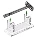 Linkidea Acrylic Men's Razor Stand Holder, Stable Storage Bracket Bathroom Countertop Organizer, Easy Clean, Compatible with Viking Blade Chief, MK-23C, Shaving Revolution (Clear)