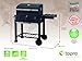 Tepro Toronto Click - Barbacoa de carbón/parrilla carro esmaltada, antracita/acero inoxidable
