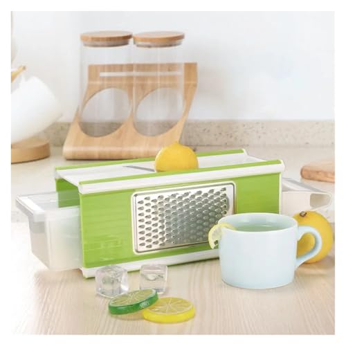 Cortador manual multiusos 5 en 1 para vegetales con contenedor miniatura 3
