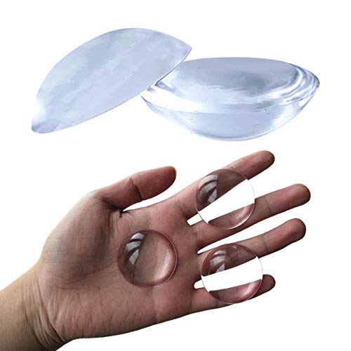 16PCS Door Stopper Wall Protector Self Adhesive Transparent Door Bumper Reusable Silicone Door Knob Wall Protector, Wall Shield & Silencer for Gate/Furniture/Refrigerator Door