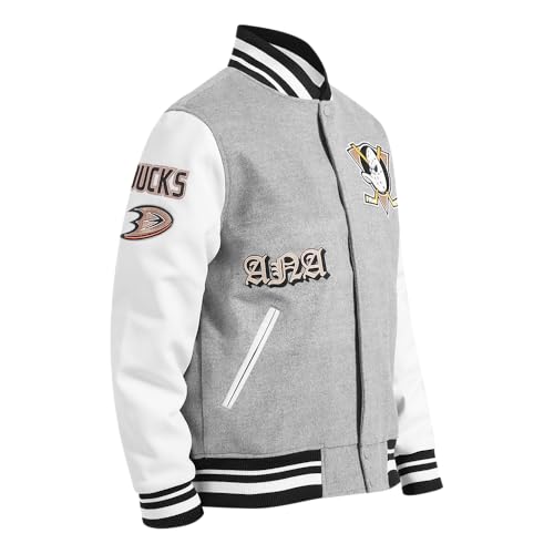 Image of Pro Standard Mens NHL Old English Varsity Jacket
