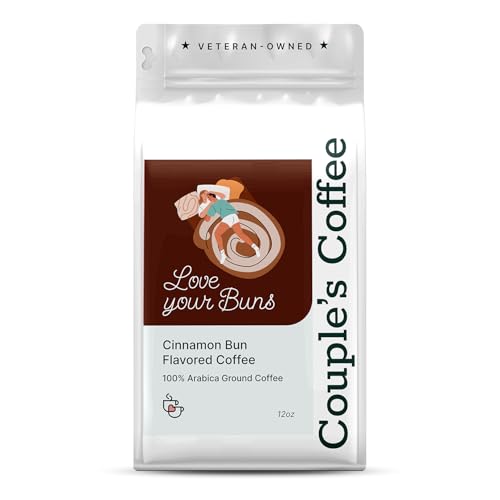 Couple’s Coffee Flavored Ground Coffee | Medium Roast Cinnamon Bun
