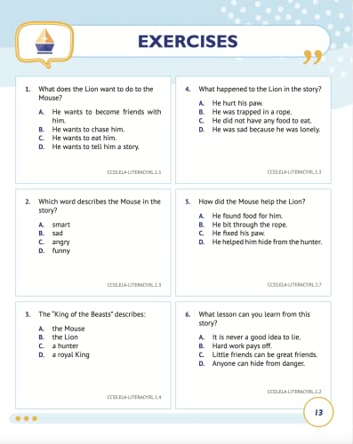 1st Grade Common Core ELA (English Language Arts): Daily Practice Workbook | 300+ Practice Questions and Video Explanations | Common Core State ... Standards Aligned (NGSS) ELA Workbooks) - Image 10