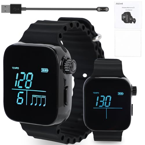 Aklot Vibrating Metronome Watch II (Glossy Black)