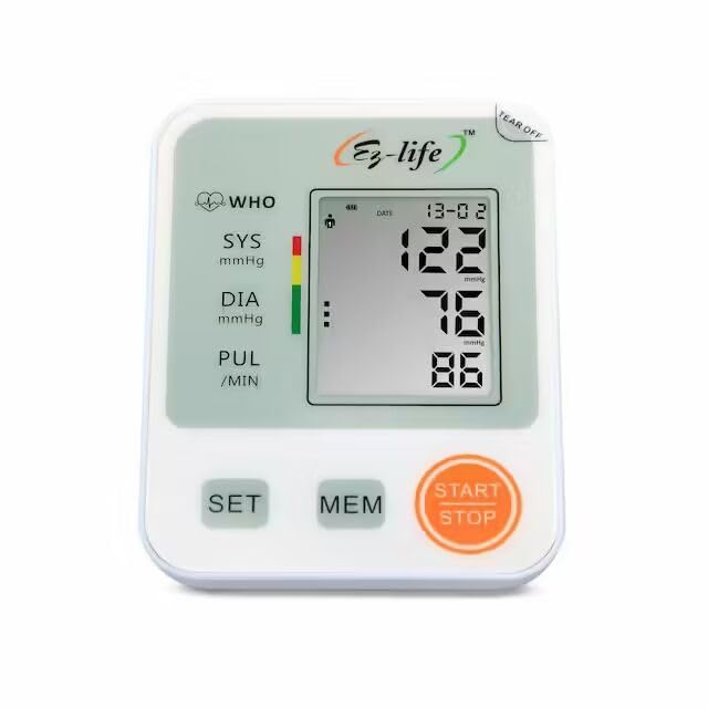 EZ-LIFE Digital Blood Pressure Monitor - Upper Arm Cuff with One - Touch Operation Memory Function EZ- 525-image-25