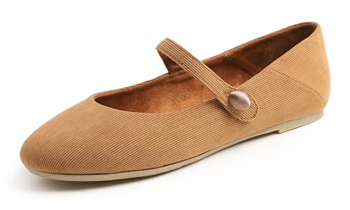 Feversole Women's Mary Jane Fashion，Femmes élégantes Chaussures décontractées Ballerines Fond Mou Confortable Marche Quotidienne Mary Jane Chaussures de...