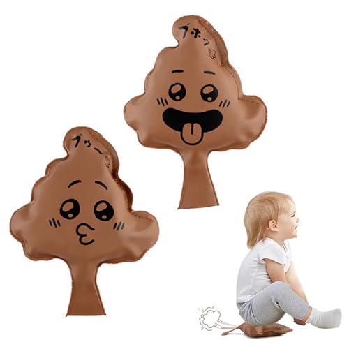 Cojin de Pedos,Cojín Autoinflable para Pedos,Articulos de Broma Pedos,Cojin Echa Pedos,para niños y Adultos para Bromas y Diversión,2 Piezas 